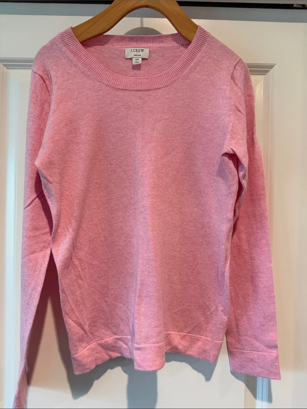 J. Crew Light Pink Crewneck Sweater